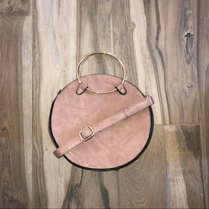 Cross body circle purse